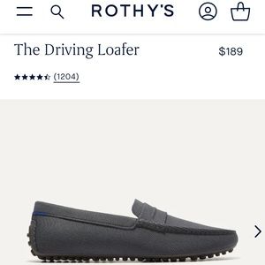 Rothy’s Graphite Grey Driving Loafer